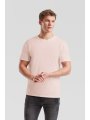 Heren T-shirt Ringspun Premium Fruit of the loom 61-422-0 powder rose